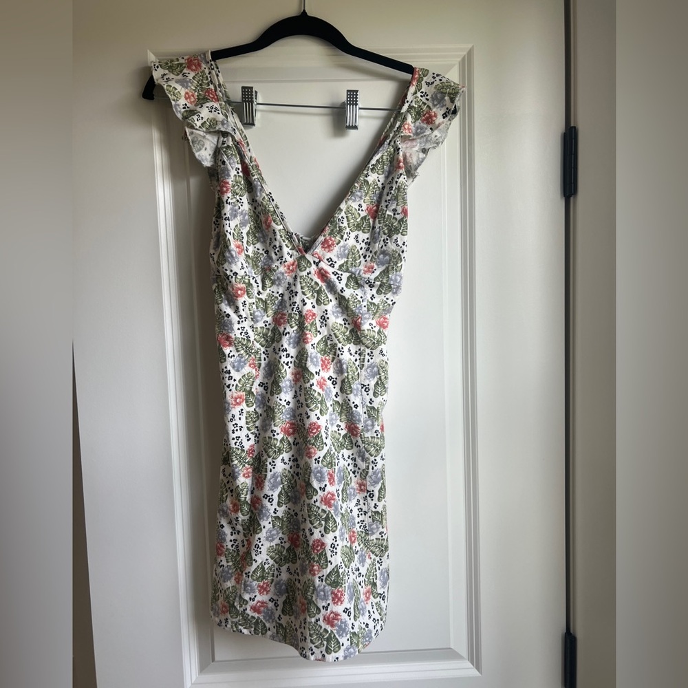 Floral V-Neck Dress